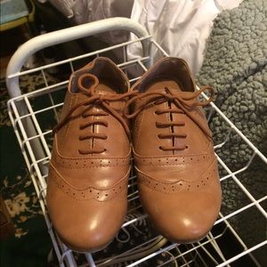 Tan Oxfords