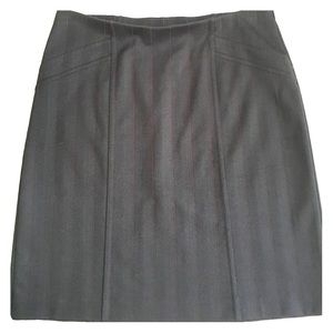 Express black with brown stripe pencil skirt XS Express black with brown stripe pencil skirt XS