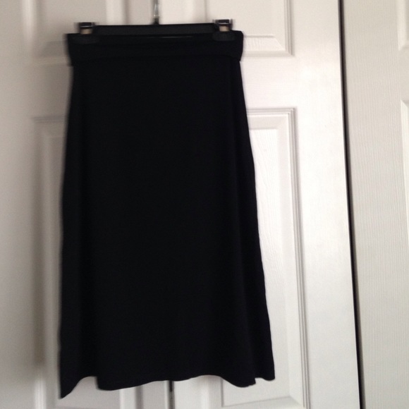 PP Eileen Fisher foldover K/L Viscose Jersey skirt