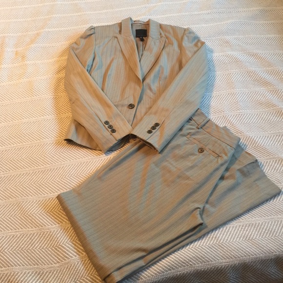 Tan suit jacket and pants