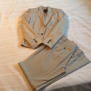 Tan suit jacket and pants
