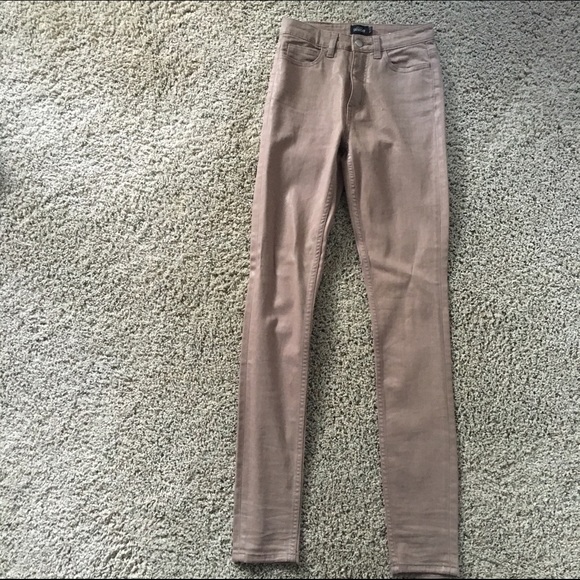 Kate Spade tan skinny jeans