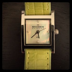 Skagen Leather Watch