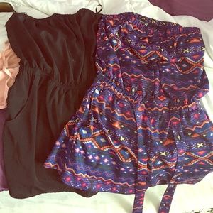 2 forever 21 rompers!! Size small