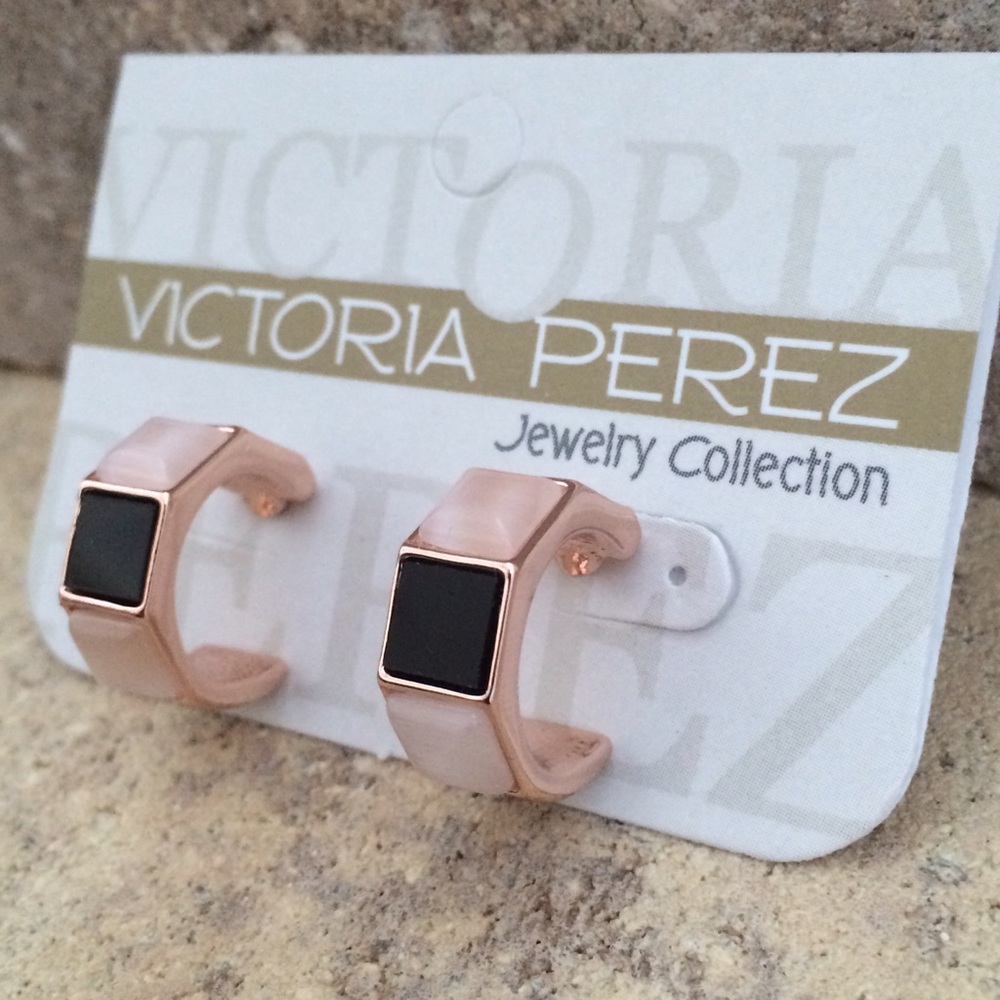 Elegant Stud  Earrings | 14K Rose Plated