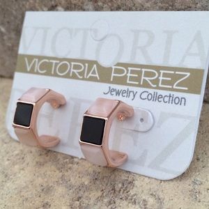 Elegant Stud  Earrings | 14K Rose Plated