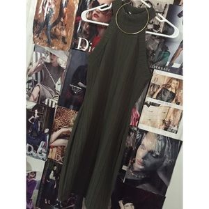 Olive Green Dress