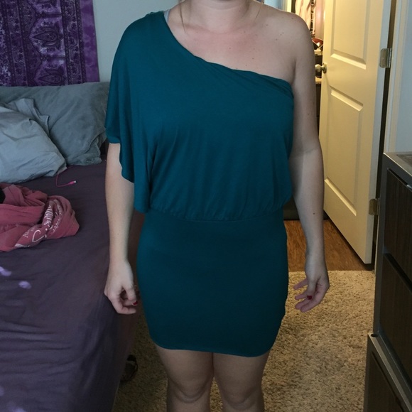 Sea green club dress