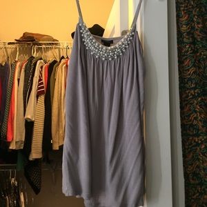 Pearl beaded tank top