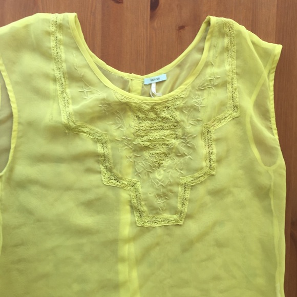 Kimchi Blue Yellow Blouse