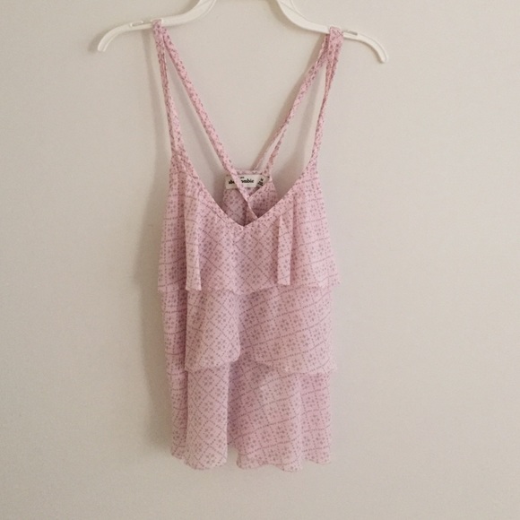 Pink tank top from Abercrombie