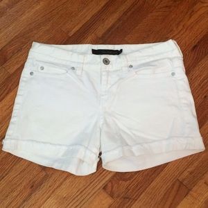 Calvin Klein White Jean Shorts