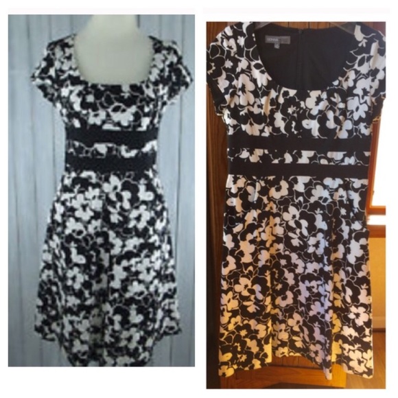 Donna Ricco Empire Waist Floral Dress