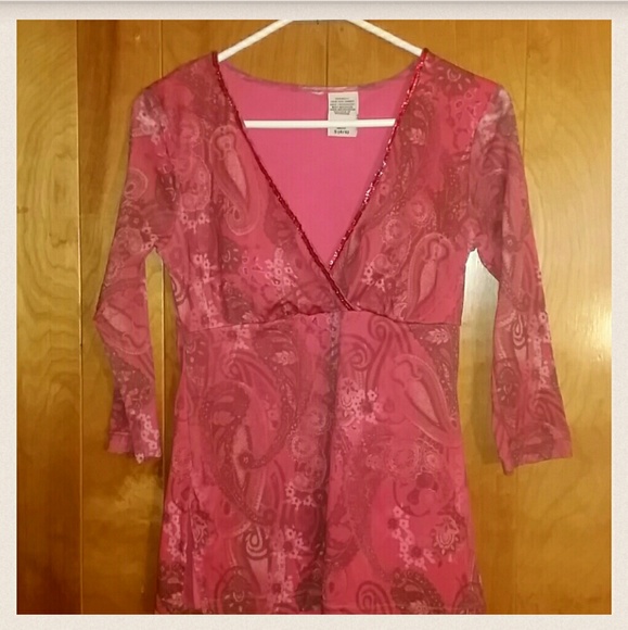 Classic Paisley Red Blouse