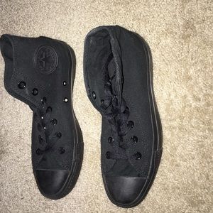 black on black Chuck Taylor All Star