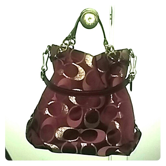 Gently used Coach purse with matching wallet