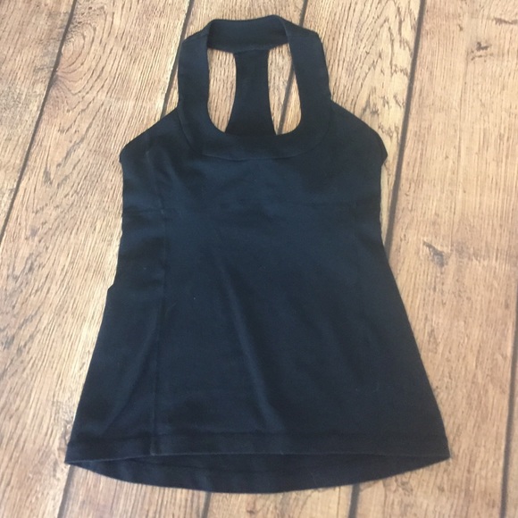 LULULEMON Racerback Tank w/Built In Bra Size 2