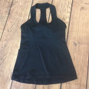 LULULEMON Racerback Tank w/Built In Bra Size 2