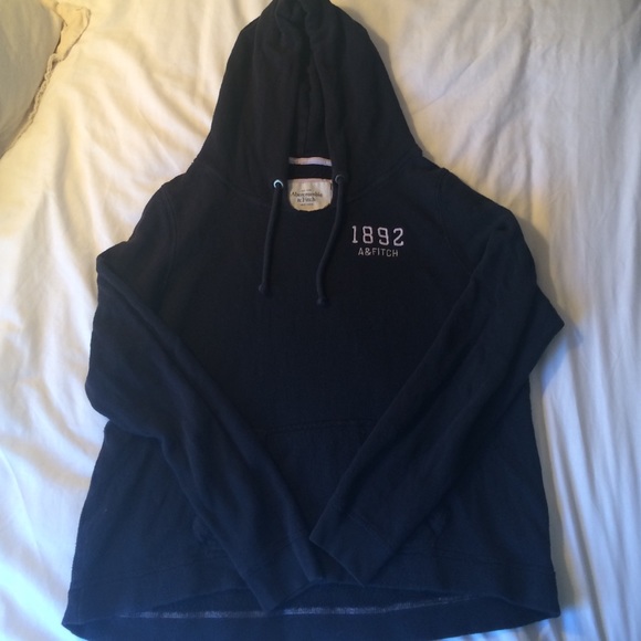 Navy Abercrombie sweatshirt/hoodie