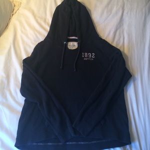 Navy Abercrombie sweatshirt/hoodie