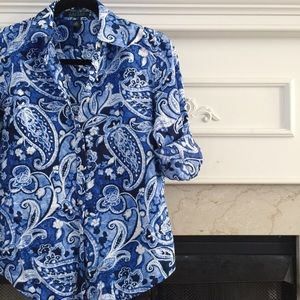 Paisley button down by Lauren Ralph Lauren.