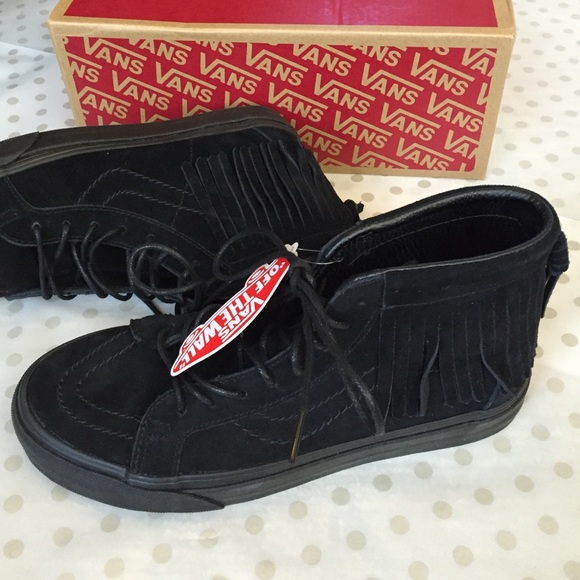 vans fringe high tops