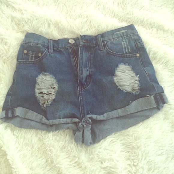 Necessary clothing denim shorts
