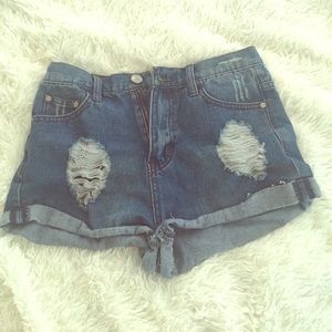 Necessary clothing denim shorts