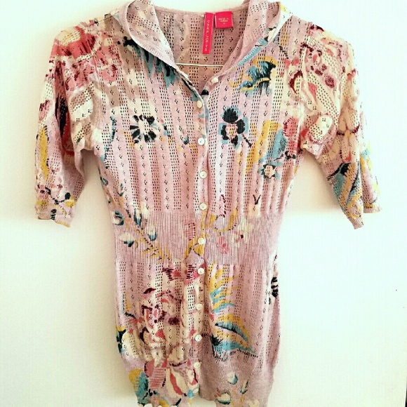 Charlotte Tarantola floral hoodie sweater