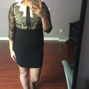 Black lace dress