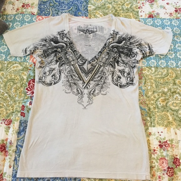 White Affliction shirt size XL