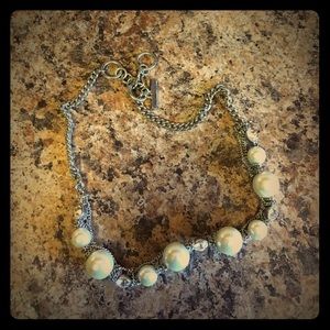 Silver chain necklace