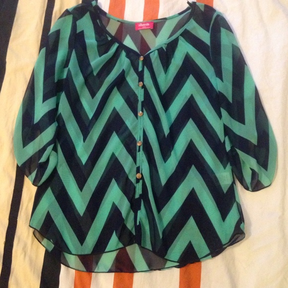 Chevron blouse
