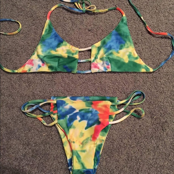 Tie- Dye Bikini Set