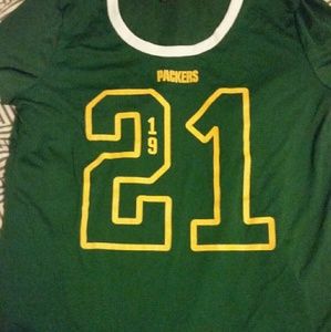 VS PINK Green Bay Packers Jersey/Tee