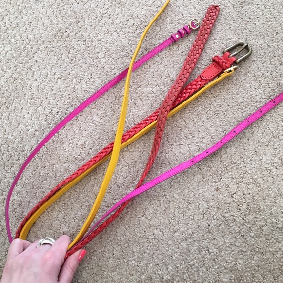 MOVING SALE!😍Gap & Jcrew colorful Belt bundle!!❤️ - Picture 4 of 4
