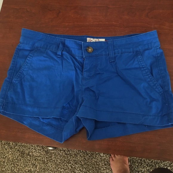 Blue shorts