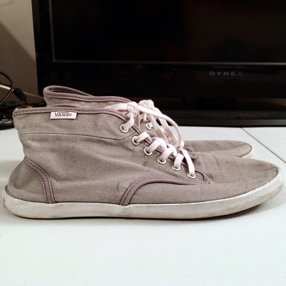 Grey Mid Rise Vans - Picture 2 of 2