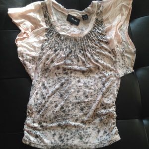 Miss me top with beading