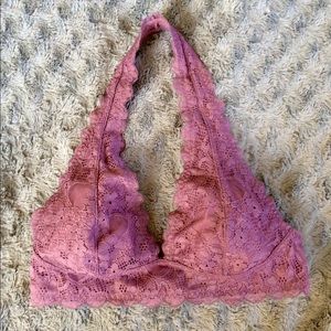 FREE PEOPLE intimately halter lace bra