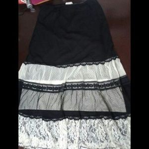 Long beautiful gothic skirt or dress