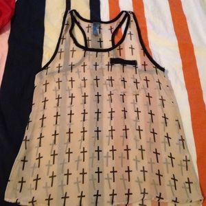 Cross tank top