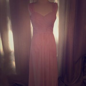 Pale pink Bill Levkoff gown