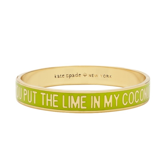 Kate Spade Idiom Clasp Bracelet Two Tone