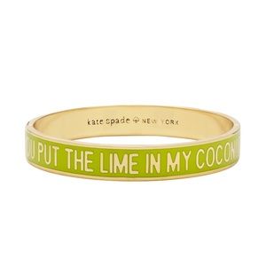 Kate Spade Idiom Clasp Bracelet Two Tone