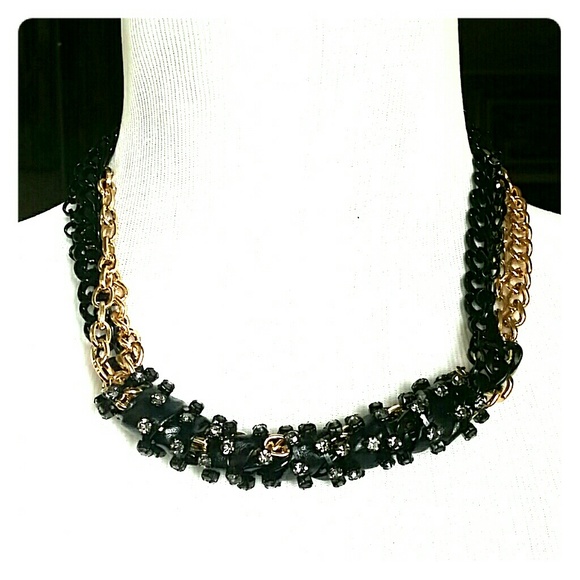 Black & Gold Necklace