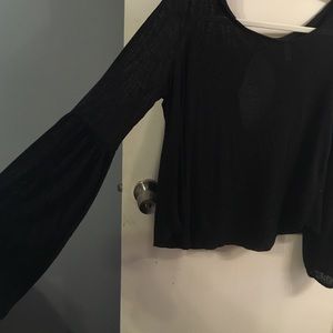 Free People open back lounge shirt