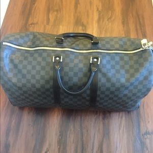 2014 Louis Vuitton Damier Duffel (BLK)