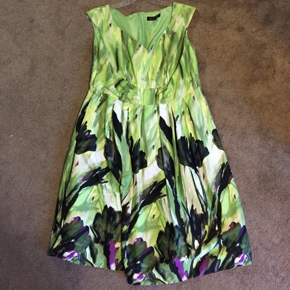 Perceptions, floral dress, Size 16W