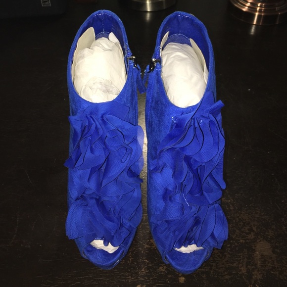 Zigi Soho Royal Blue Ankle Booties